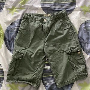 Green Cargo Shorts- Boys size 18